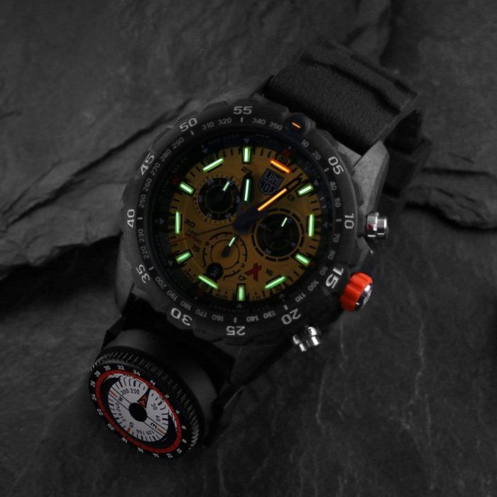 Luminox 3740 Bear Grylls Master Series ダークグレー ゴム製腕時計