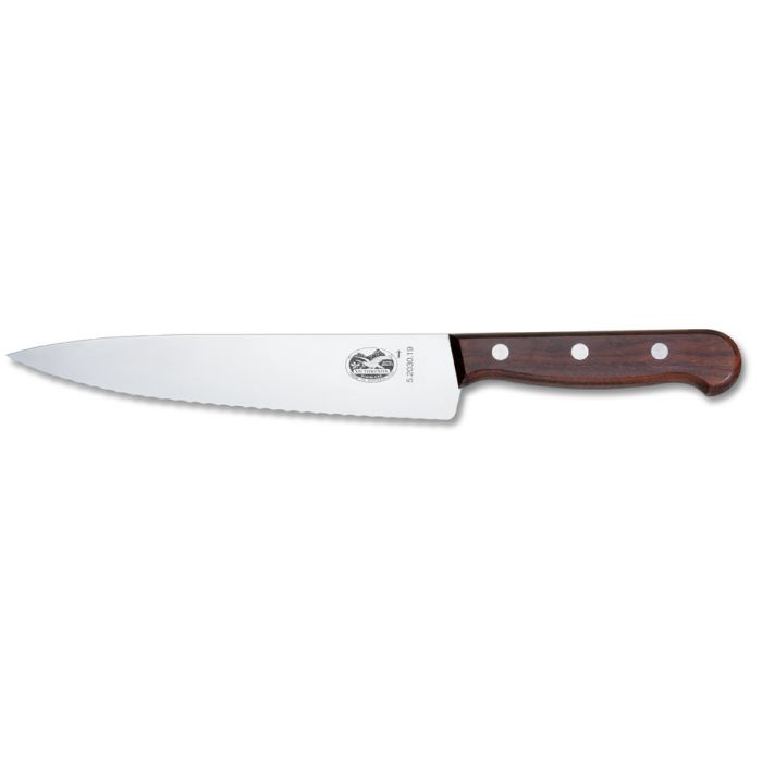 Victorinox 5.4230.25 10 Serrated Edge Roast Beef Slicing / Carving Knife  with Rosewood Handle