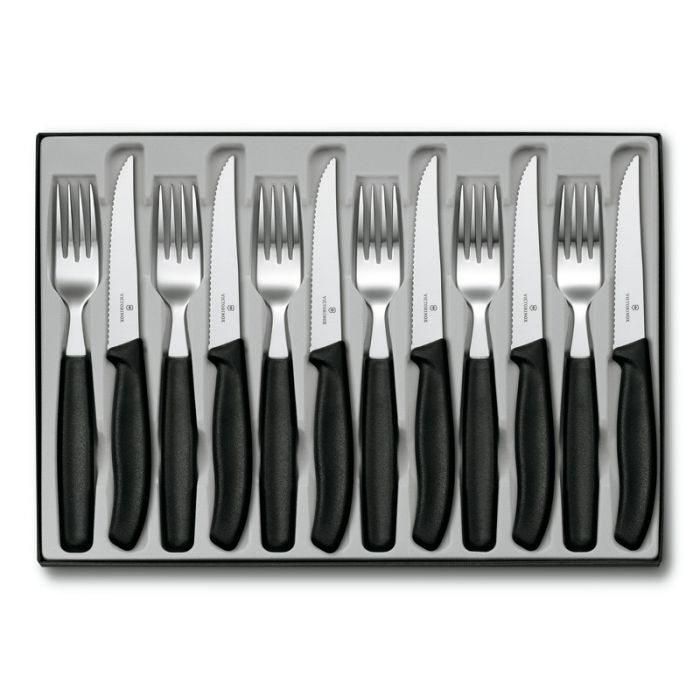 Victorinox swiss classic steak knife and forks set of 12