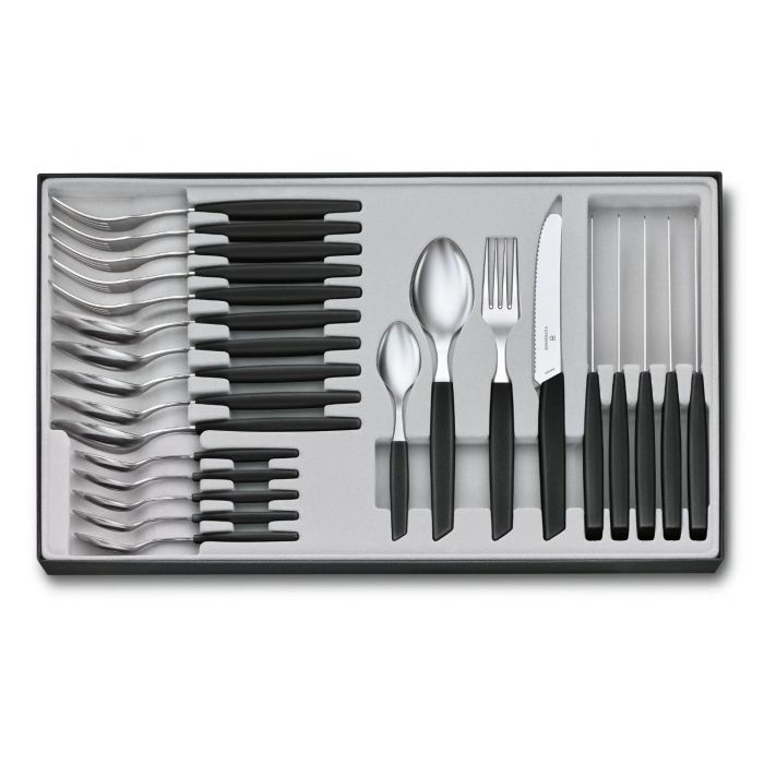 Victorinox Swiss Modern Table Set - Black - 5 in