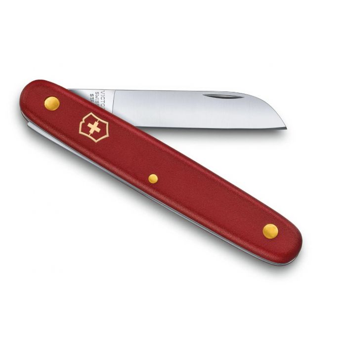 Red Curved Blade Swiss Floral Knife - Potomac Floral Wholesale