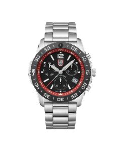 LUMINOX Pacific Diver Chronograph 3140 Series Red & Silver