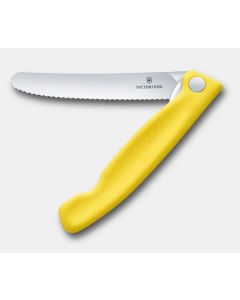 Victorinox Swiss Classic Picnic Folding Knife 11cm Yellow