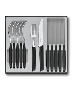 Victorinox Swiss Modern Table set, 12 pieces Black