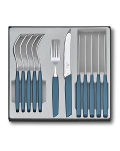 Victorinox Swiss Modern Table Set, 12 pieces Blue