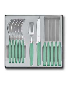 Victorinox Swiss Modern Table Set, 12 pieces Green