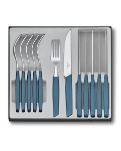 Victorinox Swiss Modern Table set, 12 pieces Blue