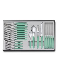 Victorinox Swiss Modern Table Set, 24 pieces Green