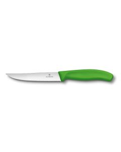 Victorinox Swiss Classic Steak & Pizza Knife "Gourmet" 12cm Green