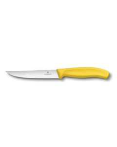 Victorinox Swiss Classic Steak & Pizza Knife "Gourmet" 12cm Yellow