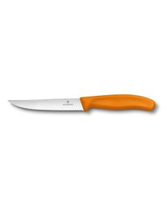 Victorinox Swiss Classic Steak & Pizza Knife "Gourmet" 12cm Orange