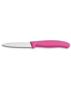 Victorinox Swiss Classic Paring Knife 8cm Serrated Knife Pink 