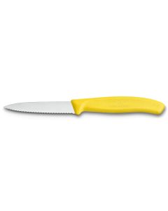 Victorinox Swiss Classic Paring Knife 8cm Serrated Knife Yellow