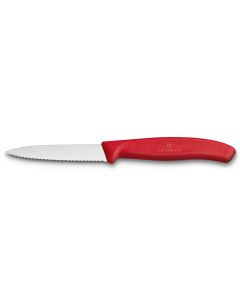 Victorinox Swiss Classic Paring Knife 8cm Serrated Knife Red