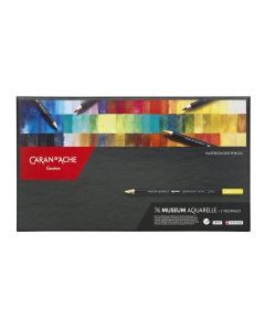 Caran d'Ache Museum Aquarelle 76 crayons + 2 HB-3B