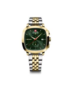 Wenger Watches Vintage Classic Chrono 39.5 Green & Silver/Gold