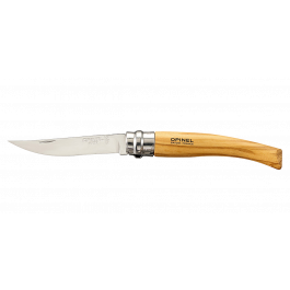 Opinel No 10 Slim - Olivewood - Stainless Steel - DLT Trading